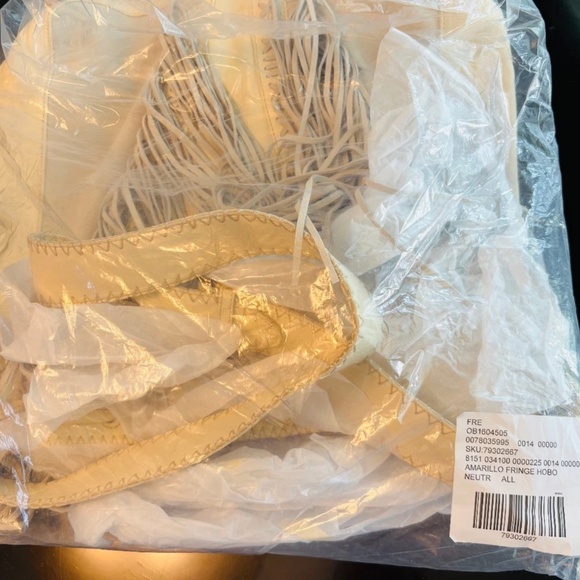 Free People Amarillo Tote Bag in Neutral NWT - Picture 8 of 10